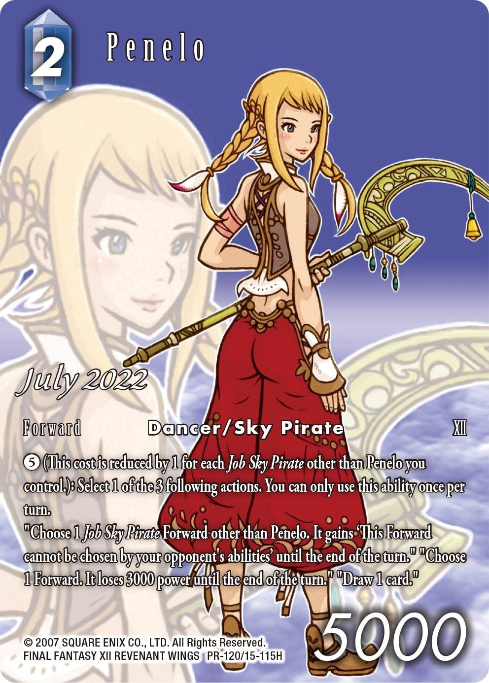 Image for Penelo (July 2022) (PR-120/15-115H) (FF: Promo Cards) (PR) - Final Fantasy TCG