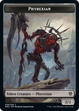 Image for Phyrexian // Zombie Double-Sided Token (8 // 9) - Magic: The Gathering