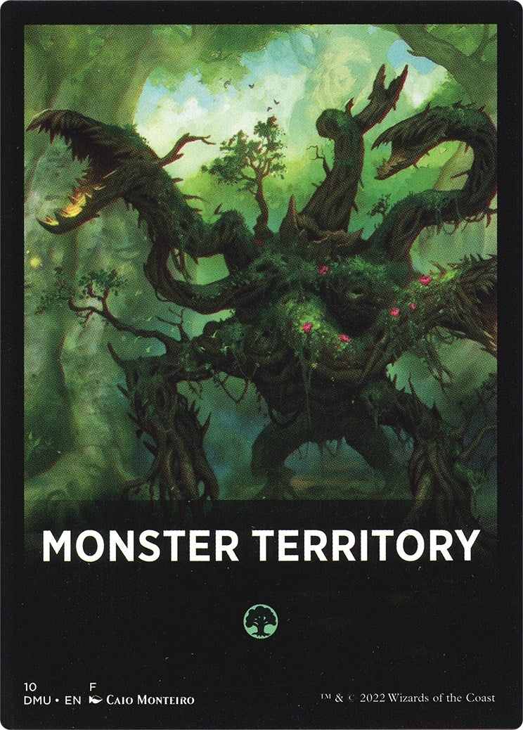 Image for Monster Territory Theme Card (10) - Magic: The Gathering