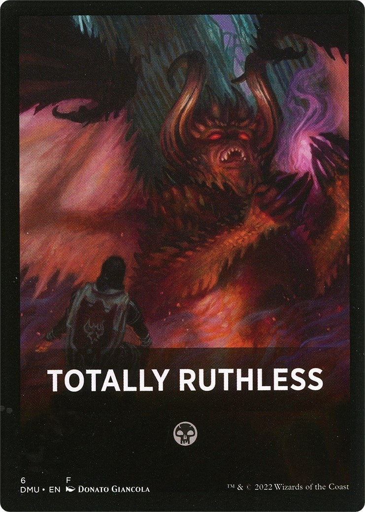 Image for Totally Ruthless Theme Card (6) - Magic: The Gathering