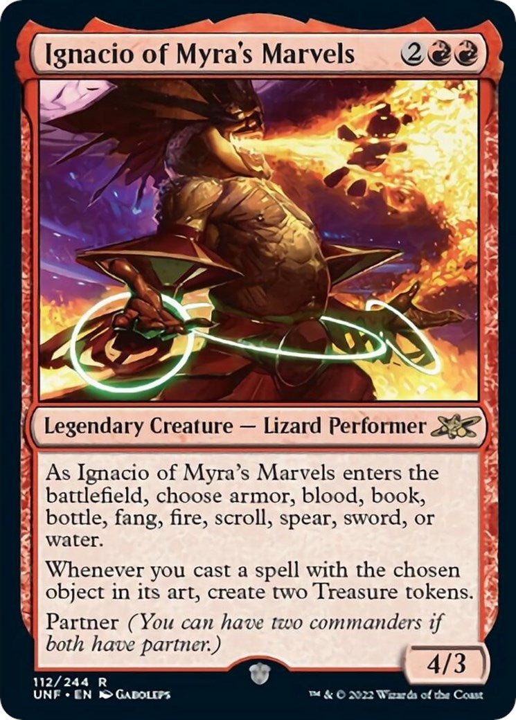 Image for Ignacio of Myra's Marvels (112) (Unfinity) (UNF) - Magic: The Gathering