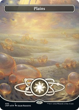 Image for Plains (486) (Borderless) (Galaxy Foil) (486) (Unfinity) (UNF) - Magic: The Gathering