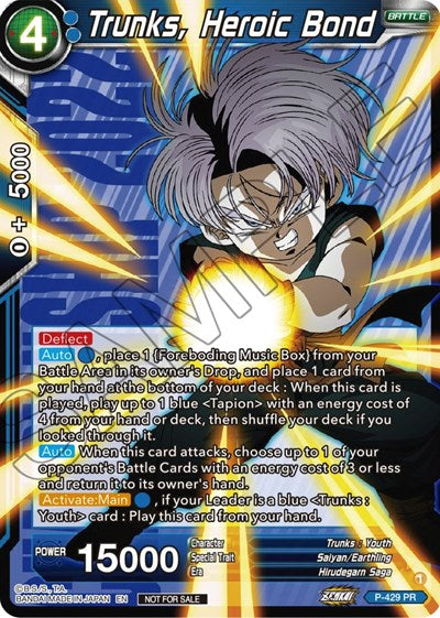 P-429  - Trunks, Heroic Bond