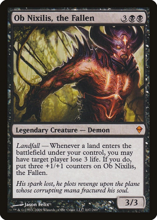 Ob Nixilis, the Fallen (107) (Zendikar)