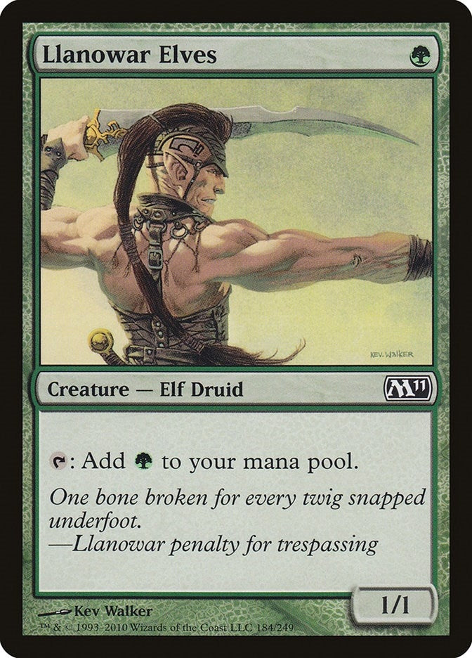 Image for Llanowar Elves (184) (Magic 2011 (M11)) (M11) - Magic: The Gathering