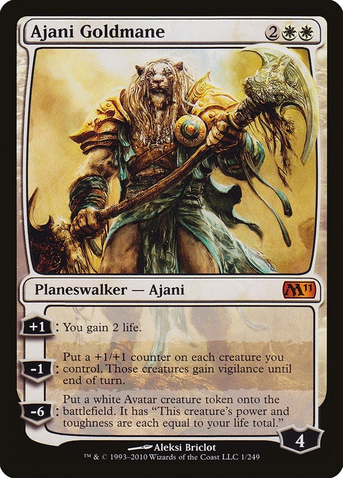 Ajani Goldmane (1) (Magic 2011 (M11))
