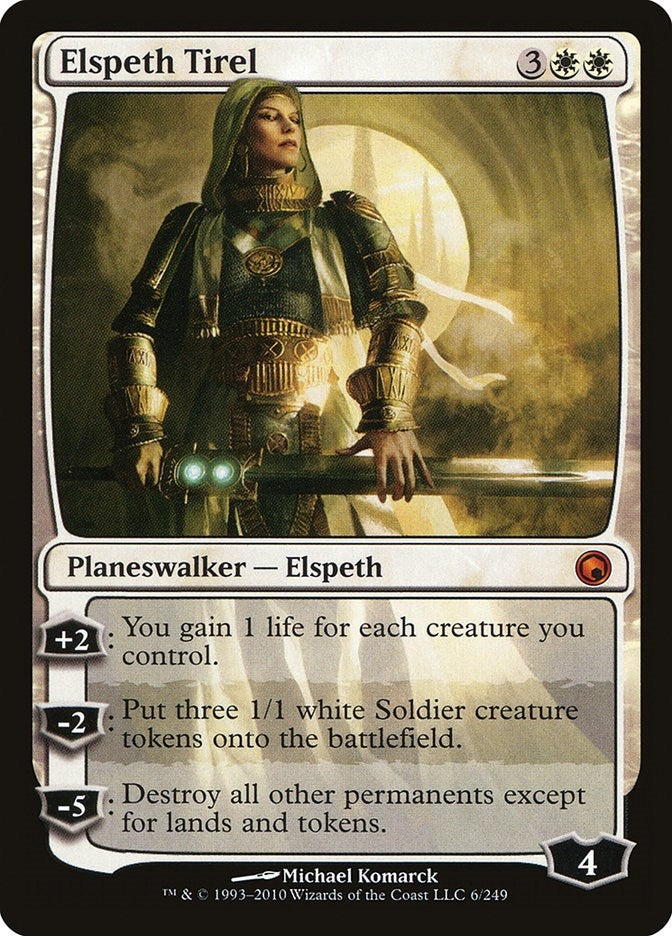 Image for Elspeth Tirel (6) (Scars of Mirrodin) (SOM) - Magic: The Gathering