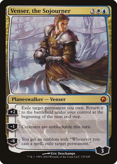 Image for Venser, the Sojourner (135) (Scars of Mirrodin) - Magic: The Gathering