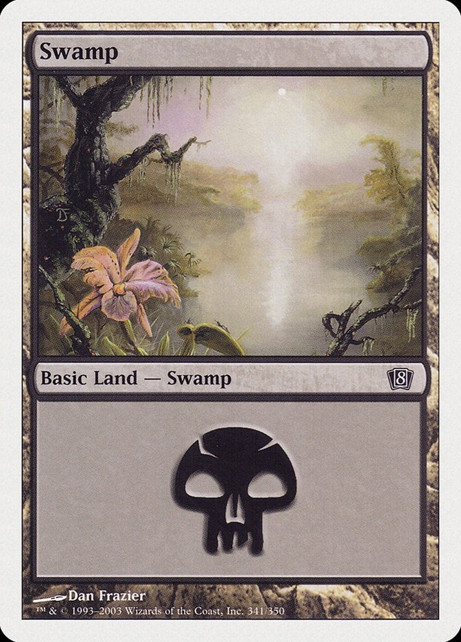 Image for Swamp (341) (341) (8th Edition) (8ED) - Magic: The Gathering