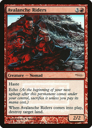 Image for Avalanche Riders (9) (FNM Promos) - Magic: The Gathering
