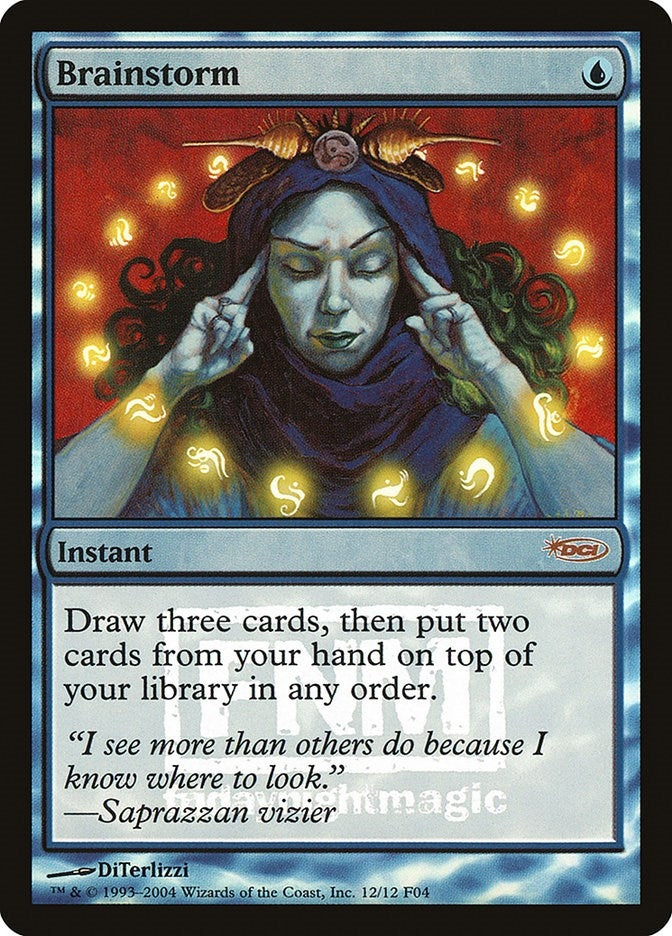 Image for Brainstorm (12) (FNM Promos) - Magic: The Gathering