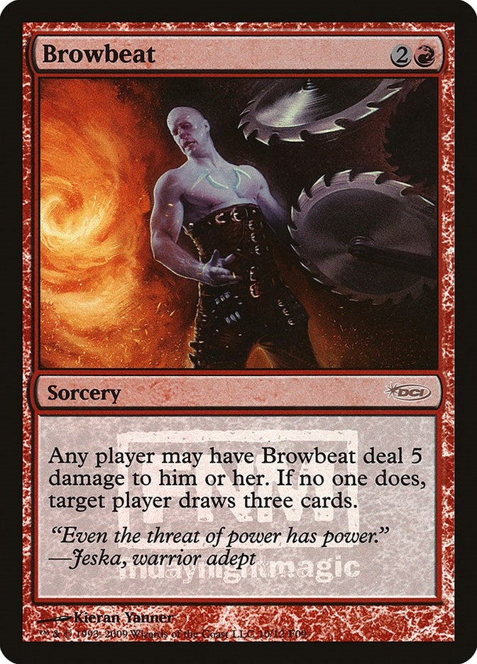 Image for Browbeat (10) (FNM Promos) - Magic: The Gathering
