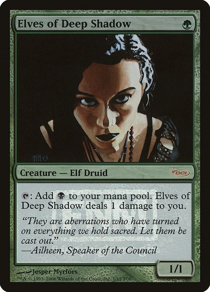 Image for Elves of Deep Shadow (1) (FNM Promos) - Magic: The Gathering
