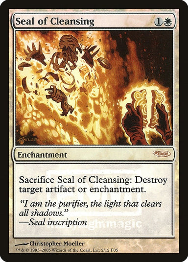 Image for Seal of Cleansing (2) (FNM Promos) - Magic: The Gathering