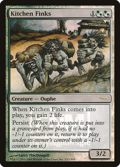Image for Kitchen Finks (3) (FNM Promos) - Magic: The Gathering