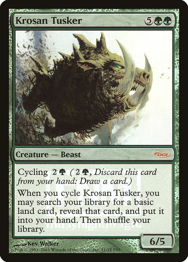 Image for Krosan Tusker (11) (FNM Promos) - Magic: The Gathering