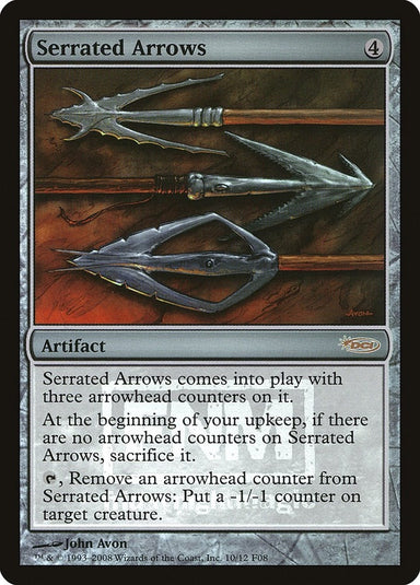 Image for Serrated Arrows (10) (FNM Promos) - Magic: The Gathering
