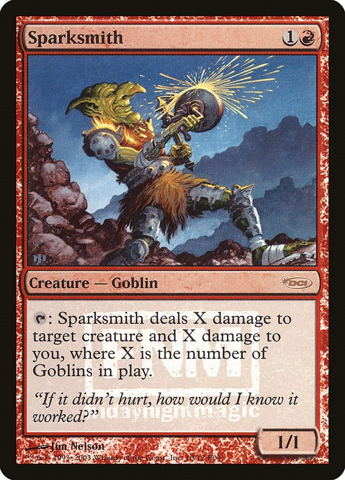 Image for Sparksmith (10) (FNM Promos) - Magic: The Gathering