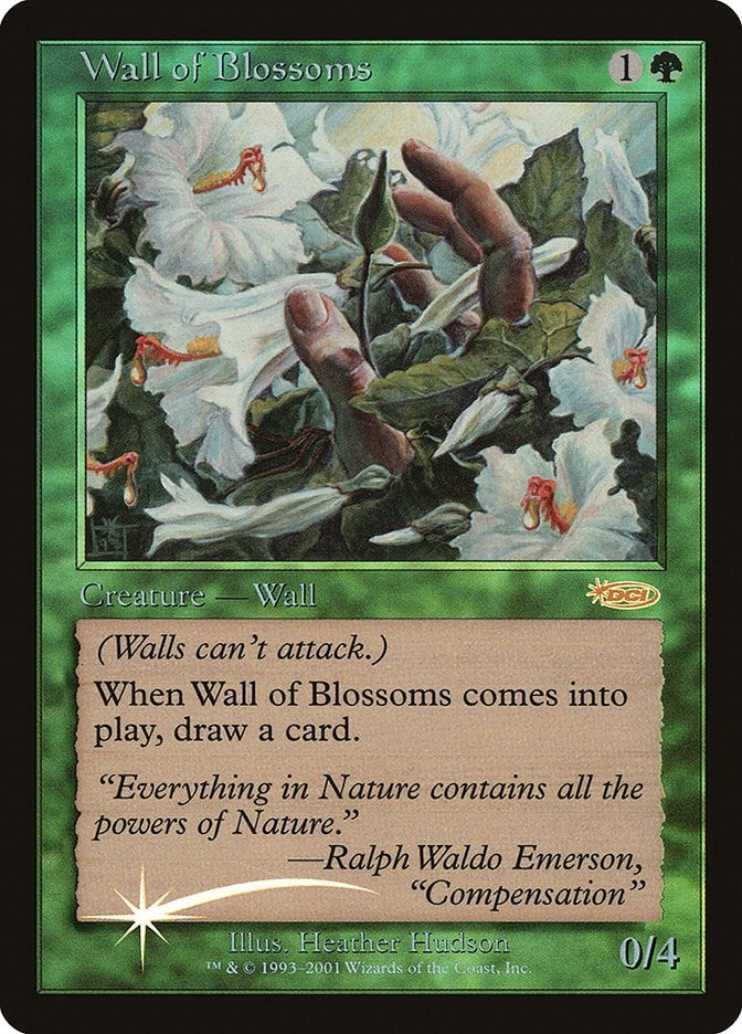 Image for Wall of Blossoms (FNM Promos) - Magic: The Gathering