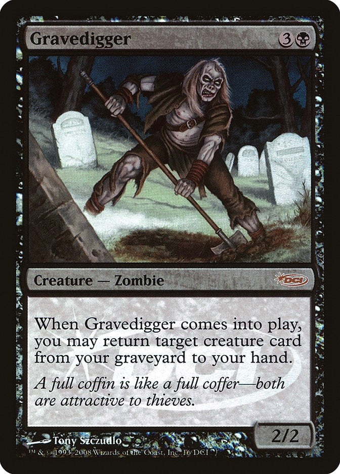Image for Gravedigger (16) (WPN & Gateway Promos) - Magic: The Gathering