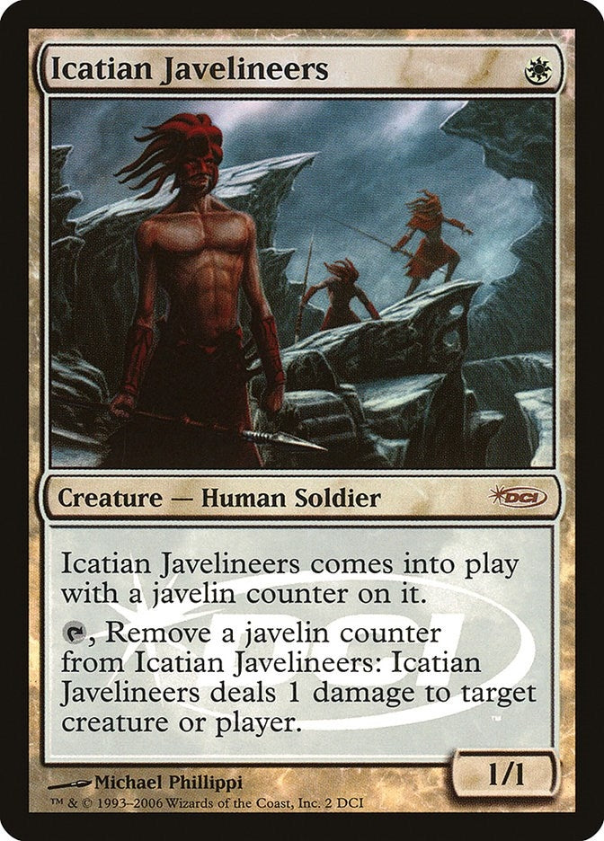 Image for Icatian Javelineers (2) (WPN & Gateway Promos) - Magic: The Gathering