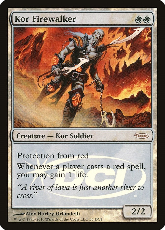 Image for Kor Firewalker (36) (WPN & Gateway Promos) - Magic: The Gathering