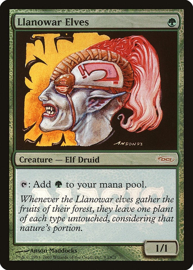 Image for Llanowar Elves (9) (WPN & Gateway Promos) - Magic: The Gathering
