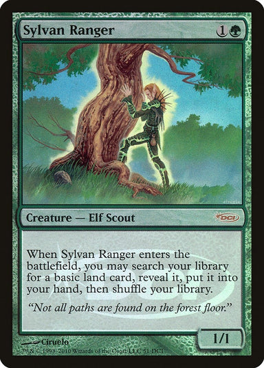 Image for Sylvan Ranger (Gateway - 51) (51) (WPN & Gateway Promos) - Magic: The Gathering