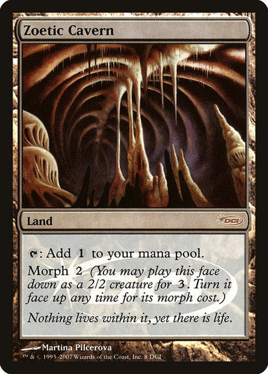 Image for Zoetic Cavern (8) (WPN & Gateway Promos) - Magic: The Gathering
