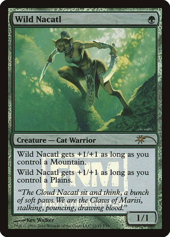 Image for Wild Nacatl (12) (FNM Promos) - Magic: The Gathering