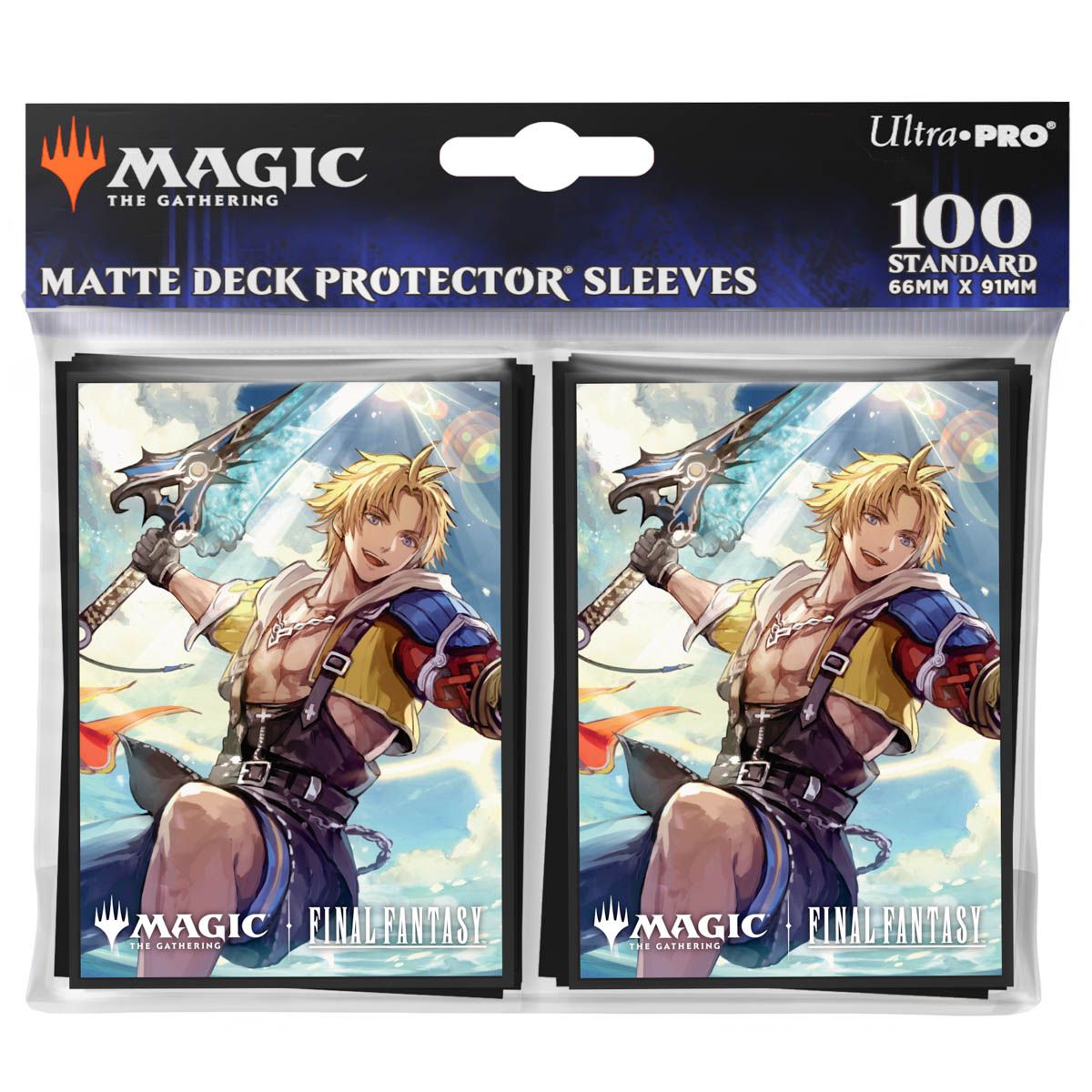 Ultra Pro: UP38704 Magic the Gathering - FINAL FANTASY 100ct Deck Protector Sleeves Commander D MtG - Tidus
