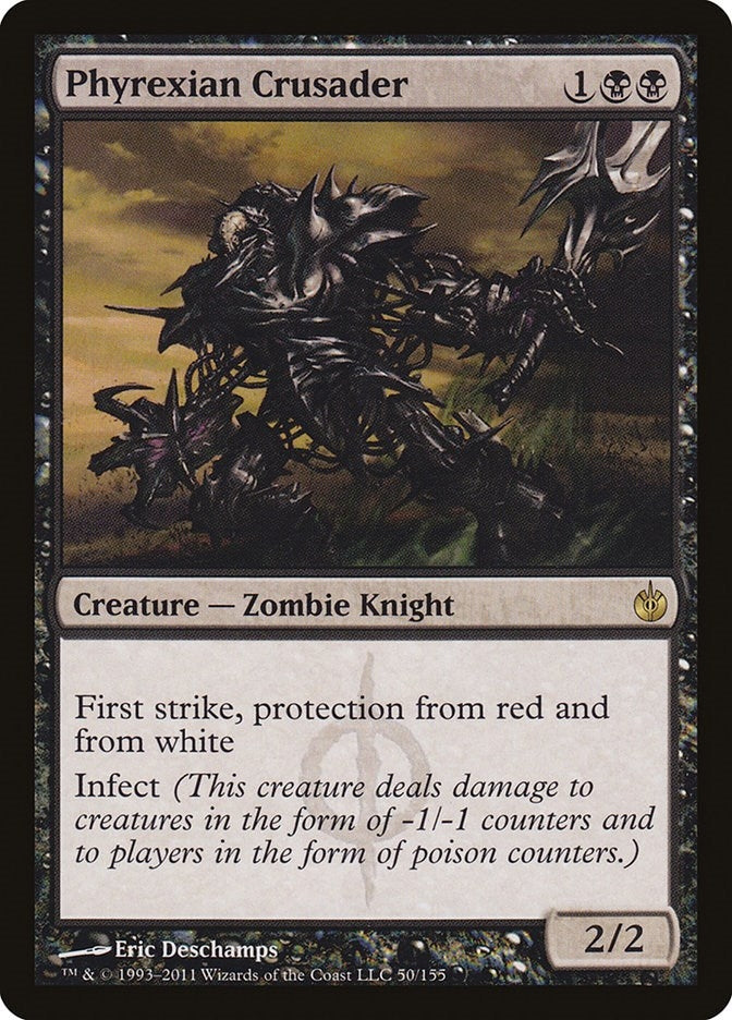 Image for Phyrexian Crusader (50) (Mirrodin Besieged) (MBS) - Magic: The Gathering