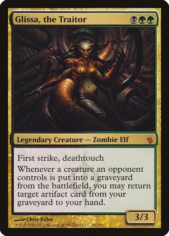 Image for Glissa, the Traitor (96) (Mirrodin Besieged) (MBS) - Magic: The Gathering