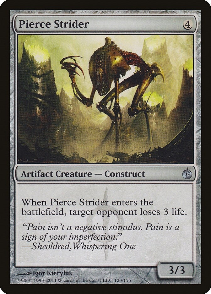 Image for Pierce Strider (123) (Mirrodin Besieged) (MBS) - Magic: The Gathering