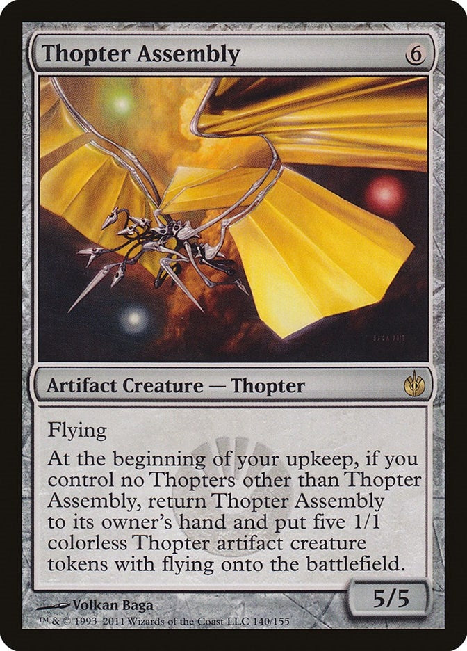 Image for Thopter Assembly (140) (Mirrodin Besieged) (MBS) - Magic: The Gathering