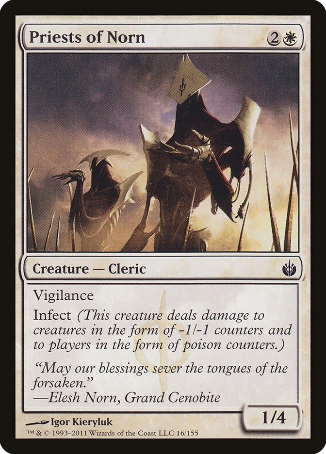 Image for Priests of Norn (16) (Mirrodin Besieged) (MBS) - Magic: The Gathering