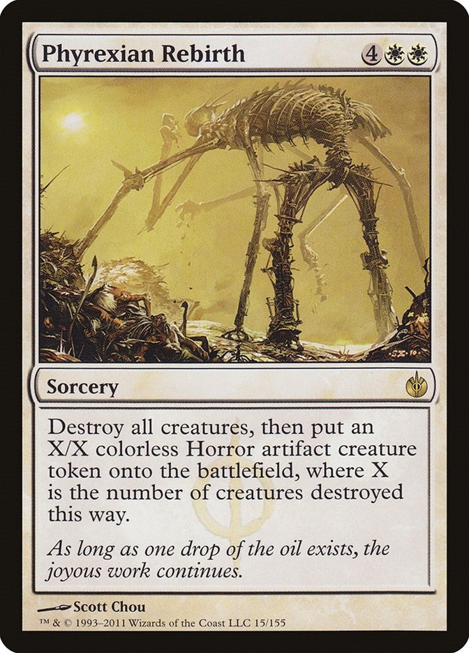 Image for Phyrexian Rebirth (15) (Mirrodin Besieged) (MBS) - Magic: The Gathering