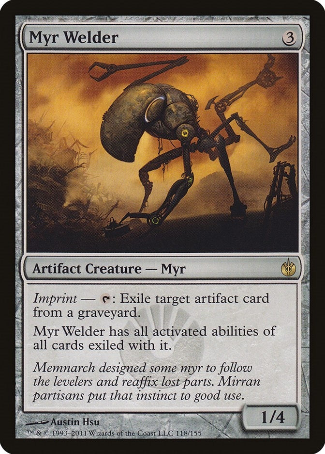 Image for Myr Welder (118) (Mirrodin Besieged) (MBS) - Magic: The Gathering