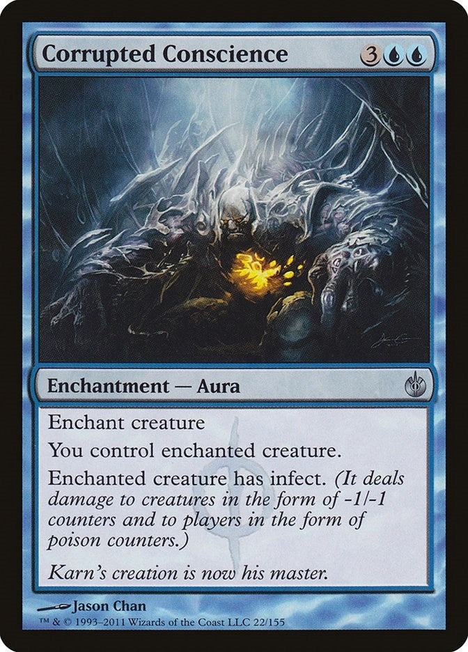 Image for Corrupted Conscience (22) (Mirrodin Besieged) (MBS) - Magic: The Gathering
