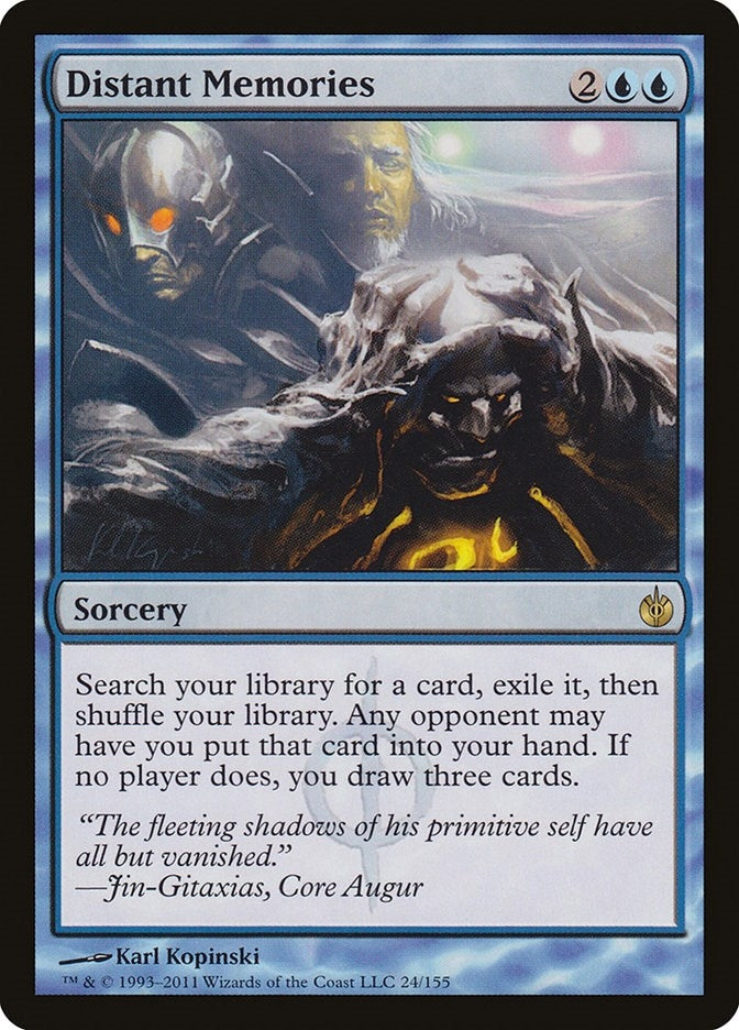 Image for Distant Memories (24) (Mirrodin Besieged) (MBS) - Magic: The Gathering