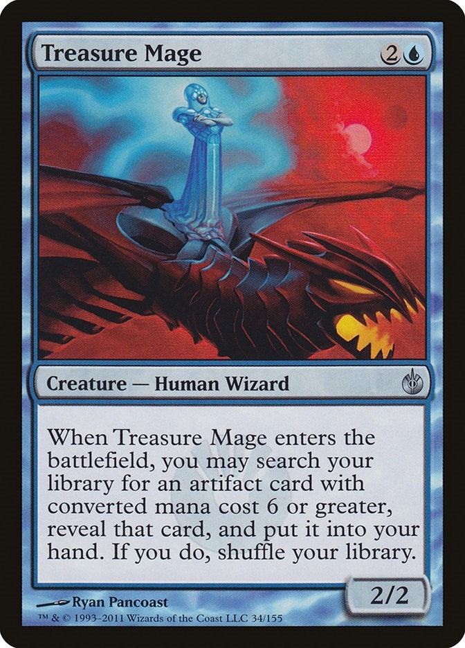 Image for Treasure Mage (34) (Mirrodin Besieged) (MBS) - Magic: The Gathering