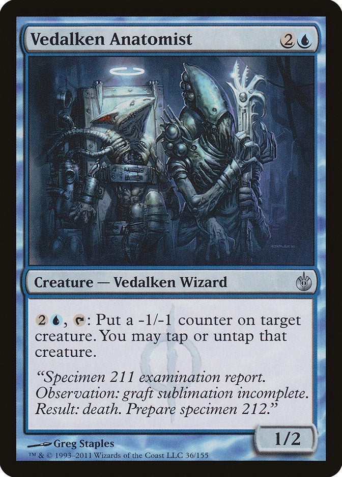 Image for Vedalken Anatomist (36) (Mirrodin Besieged) (MBS) - Magic: The Gathering