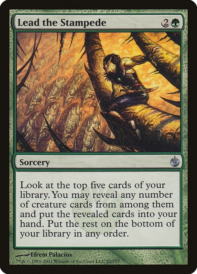 Image for Lead the Stampede (82) (Mirrodin Besieged) (MBS) - Magic: The Gathering