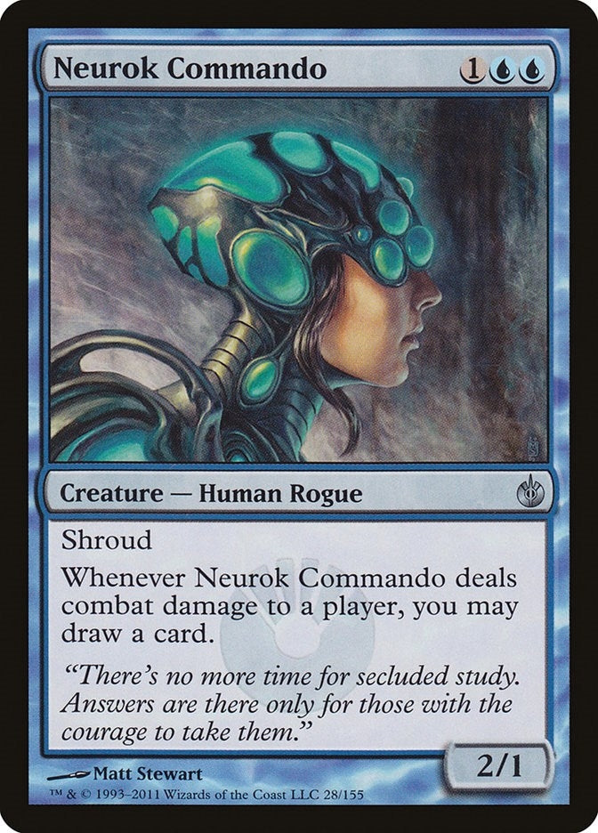 Image for Neurok Commando (28) (Mirrodin Besieged) (MBS) - Magic: The Gathering