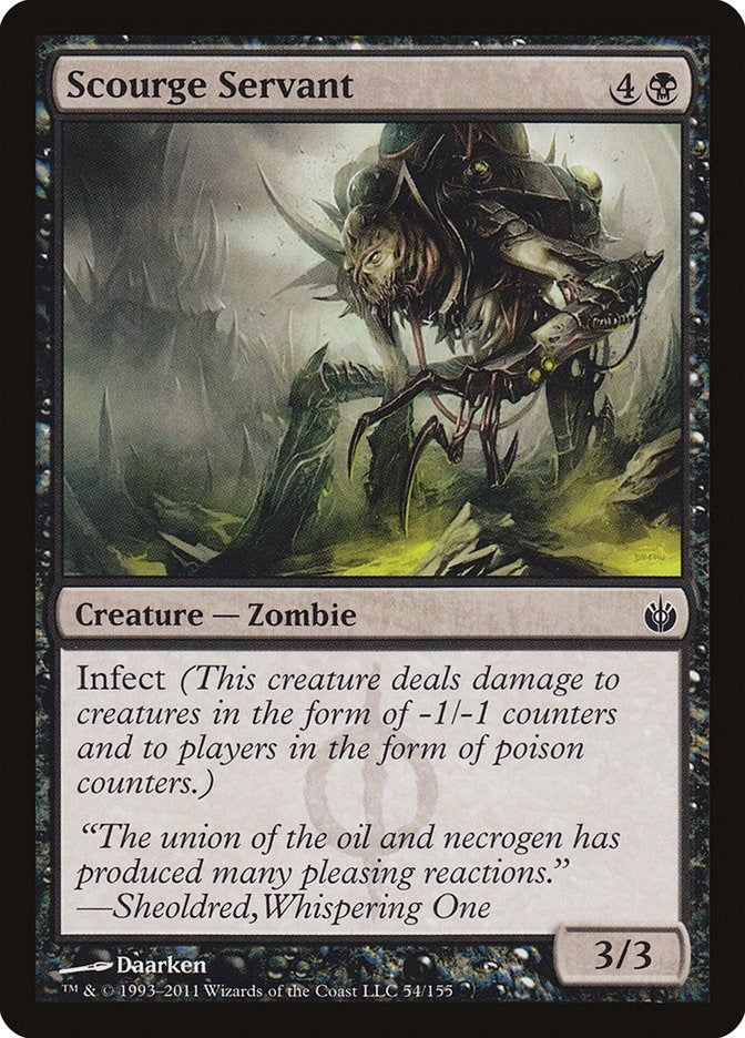 Image for Scourge Servant (54) (Mirrodin Besieged) (MBS) - Magic: The Gathering