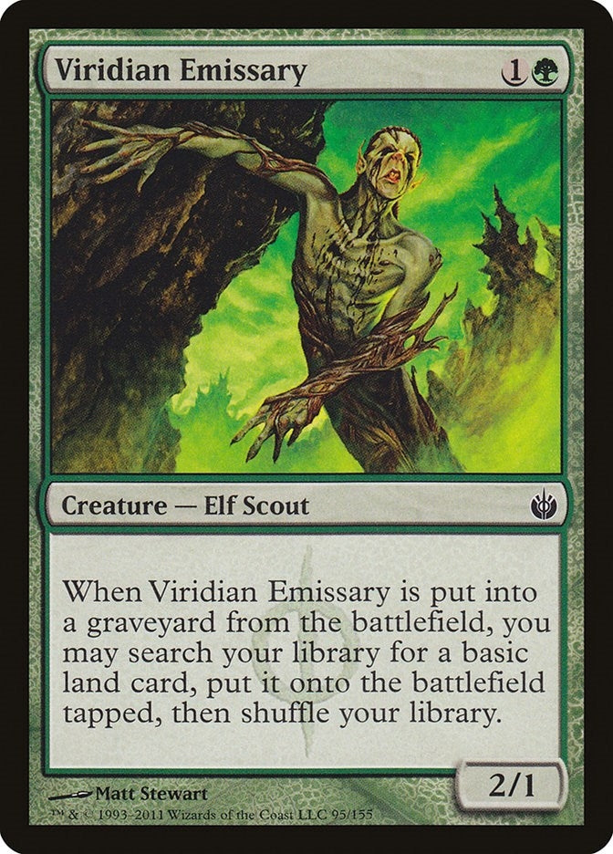 Image for Viridian Emissary (95) (Mirrodin Besieged) (MBS) - Magic: The Gathering