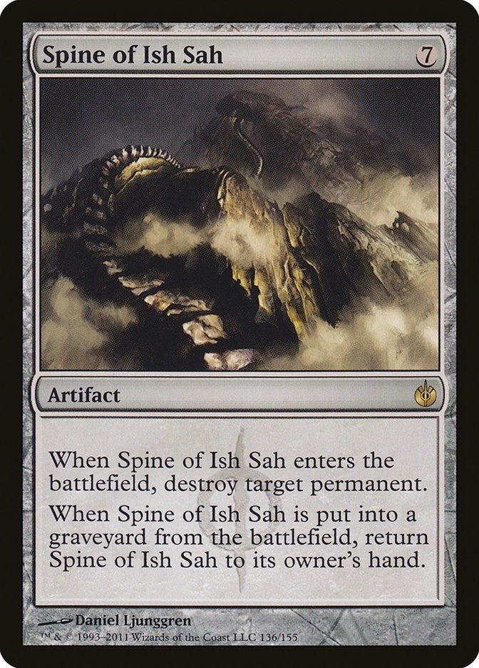 Image for Spine of Ish Sah (136) (Mirrodin Besieged) (MBS) - Magic: The Gathering