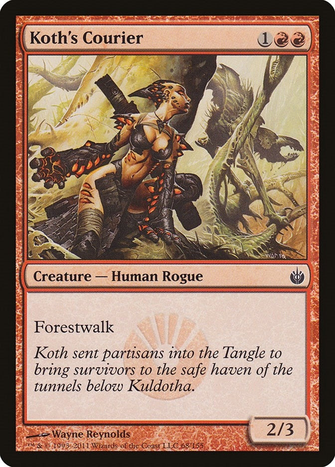 Image for Koth's Courier (68) (Mirrodin Besieged) (MBS) - Magic: The Gathering