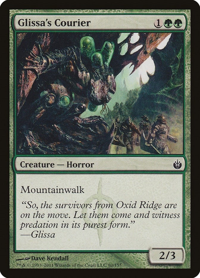 Image for Glissa's Courier (80) (Mirrodin Besieged) (MBS) - Magic: The Gathering