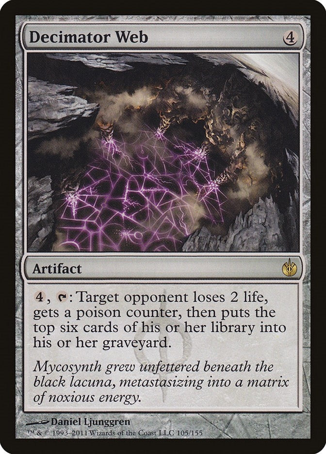 Image for Decimator Web (105) (Mirrodin Besieged) (MBS) - Magic: The Gathering